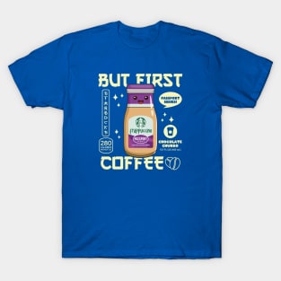 Chocolate Churro Iced Coffee for Coffee lovers and Starbucks Fans T-Shirt